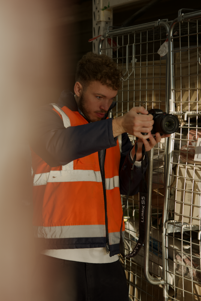 Photo de Clément lors d'un tournage Corporate