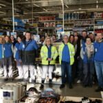 Photo lors d'un tournage à Castorama