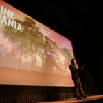 Photo lors d'une projection au festival du film francophone de Montréal Cinemania